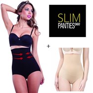 Slim Panties 360 Zwart + Beige